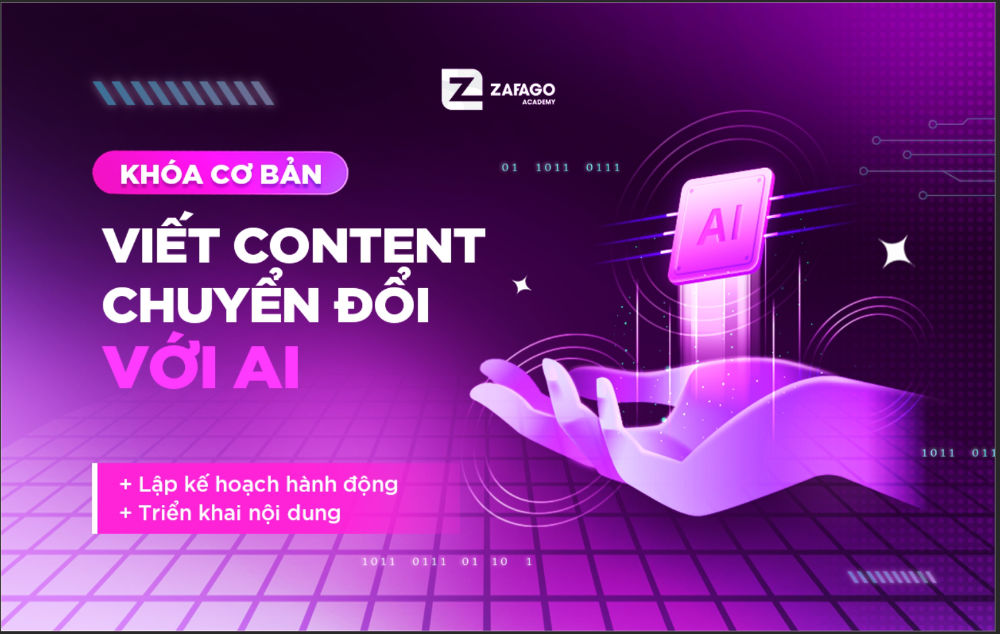 CTF – Khóa Học Viết Content Chuyển Đổi với AI, Cơ Bản Cho Mọi Người
